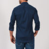 Camisa Slim-Fit Azul Marinho Zolf - Image 4