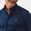 Camisa Slim-Fit Azul Marinho Zolf - Image 3
