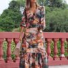 Vestido Midi Blurry Nakuro