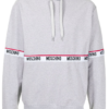 Hoodie  Logotipo Cinza Moschino