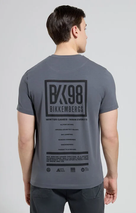 T-shirt Cinza Bikkembergs - Image 2