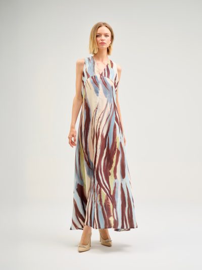 Vestido estampado Cristina Barros