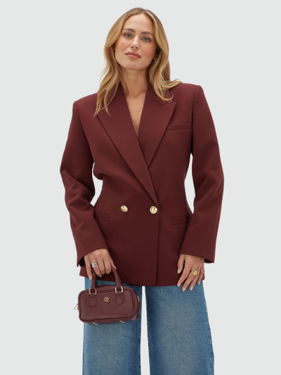 Blazer oversized burgundy JOSH V