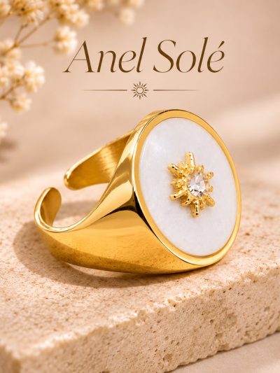 Anel Solé dourado Norbest