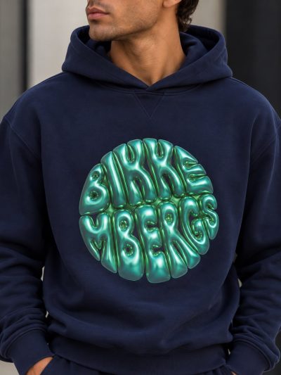 Sweater azul logo Bikkembergs