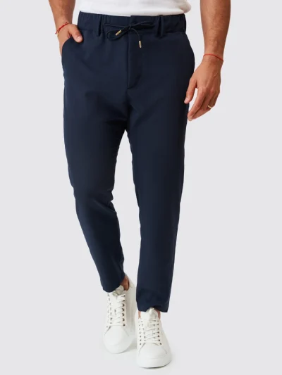 Calça de Cordão Azul Marinho Zolf